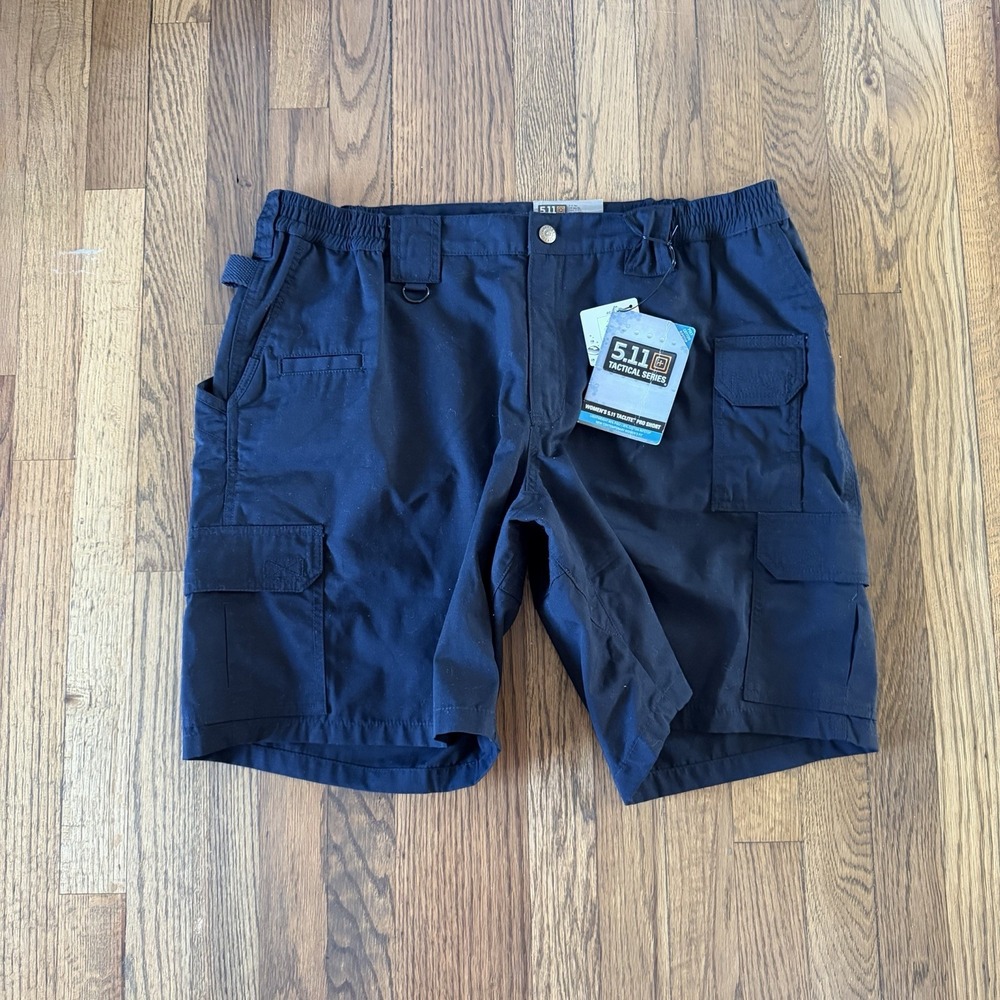 5.11 Tactical Shorts Womens Size 18 Taclite Pro Navy Blue Ripstop Pockets 63071